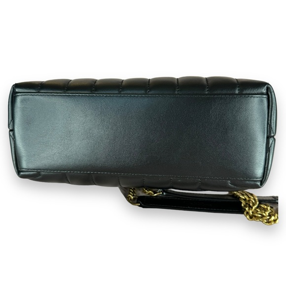 Saint Laurent's YSL LouLou Noir Black Quilted Italian Calf Skin Leather Brass - Picture 7 of 15